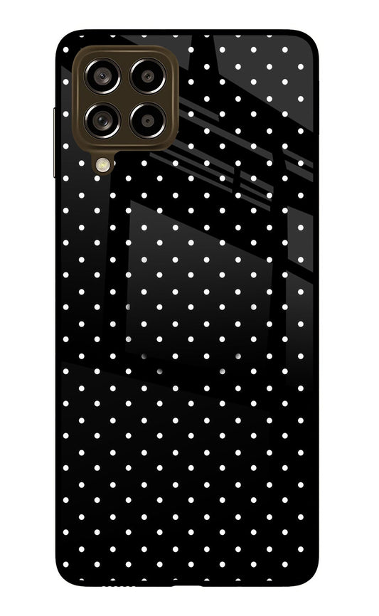 White Dots Samsung M53 5G Glass Case