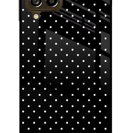 White Dots Samsung M53 5G Glass Case