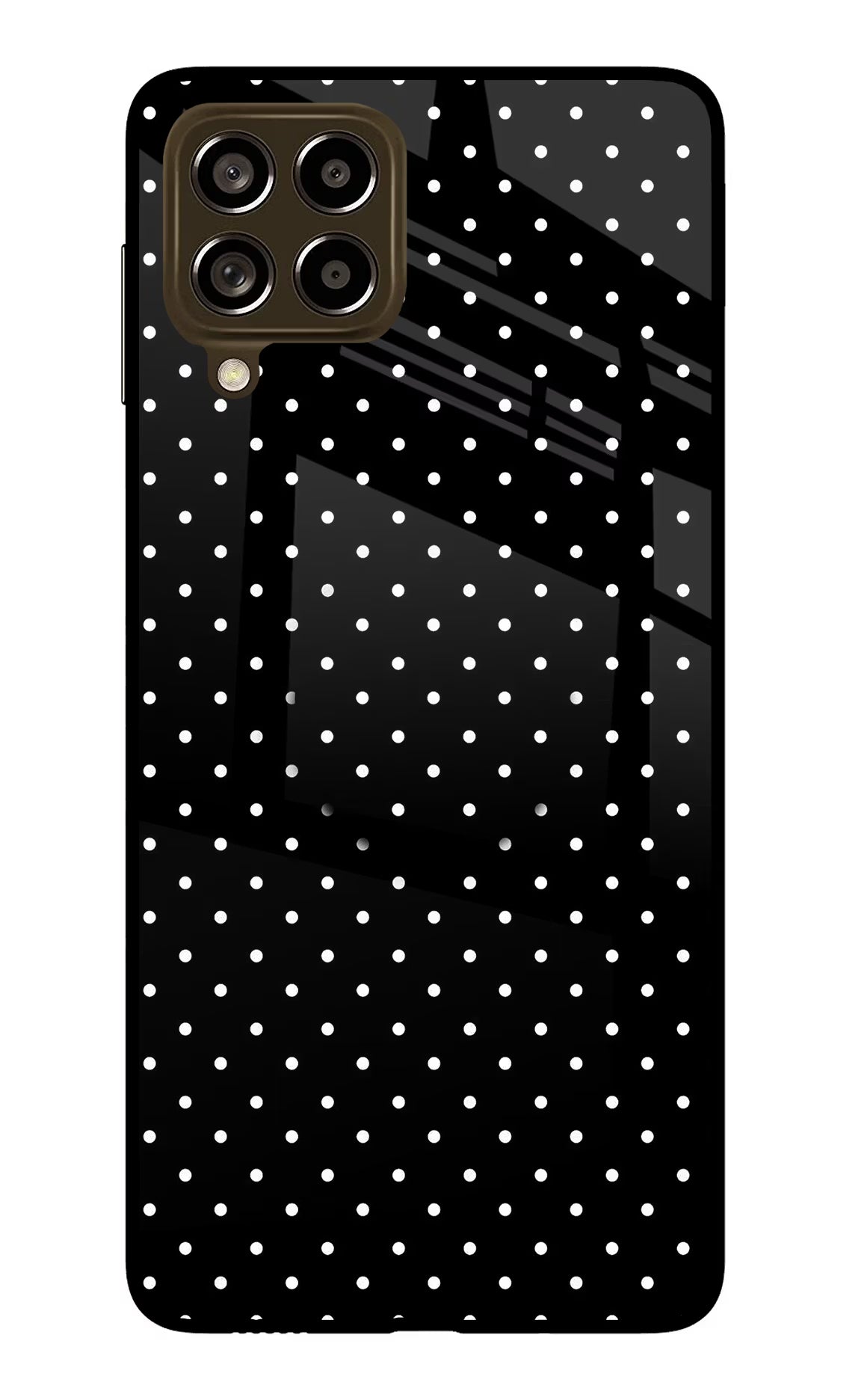 White Dots Samsung M53 5G Glass Case