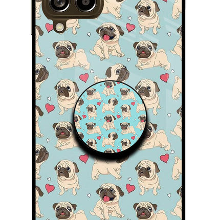 Pug Dog Samsung M53 5G Glass Case