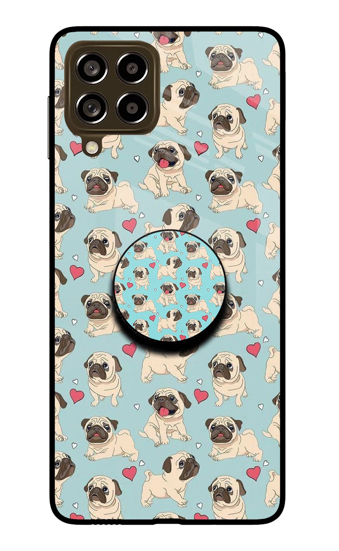 Pug Dog Samsung M53 5G Pop Case by Casekaro