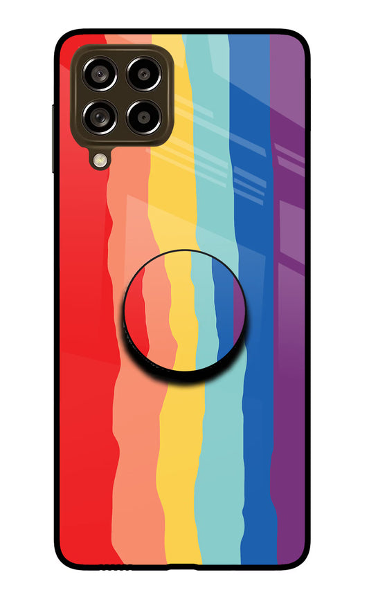 Rainbow Samsung M53 5G Glass Case