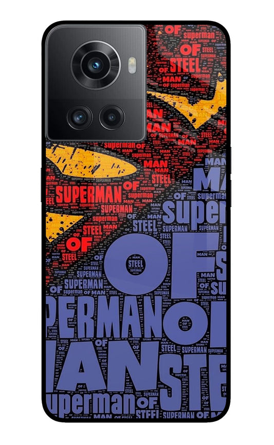 Superman OnePlus 10R 5G Glass Case