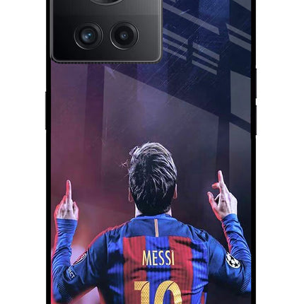 Messi OnePlus 10R 5G Glass Case