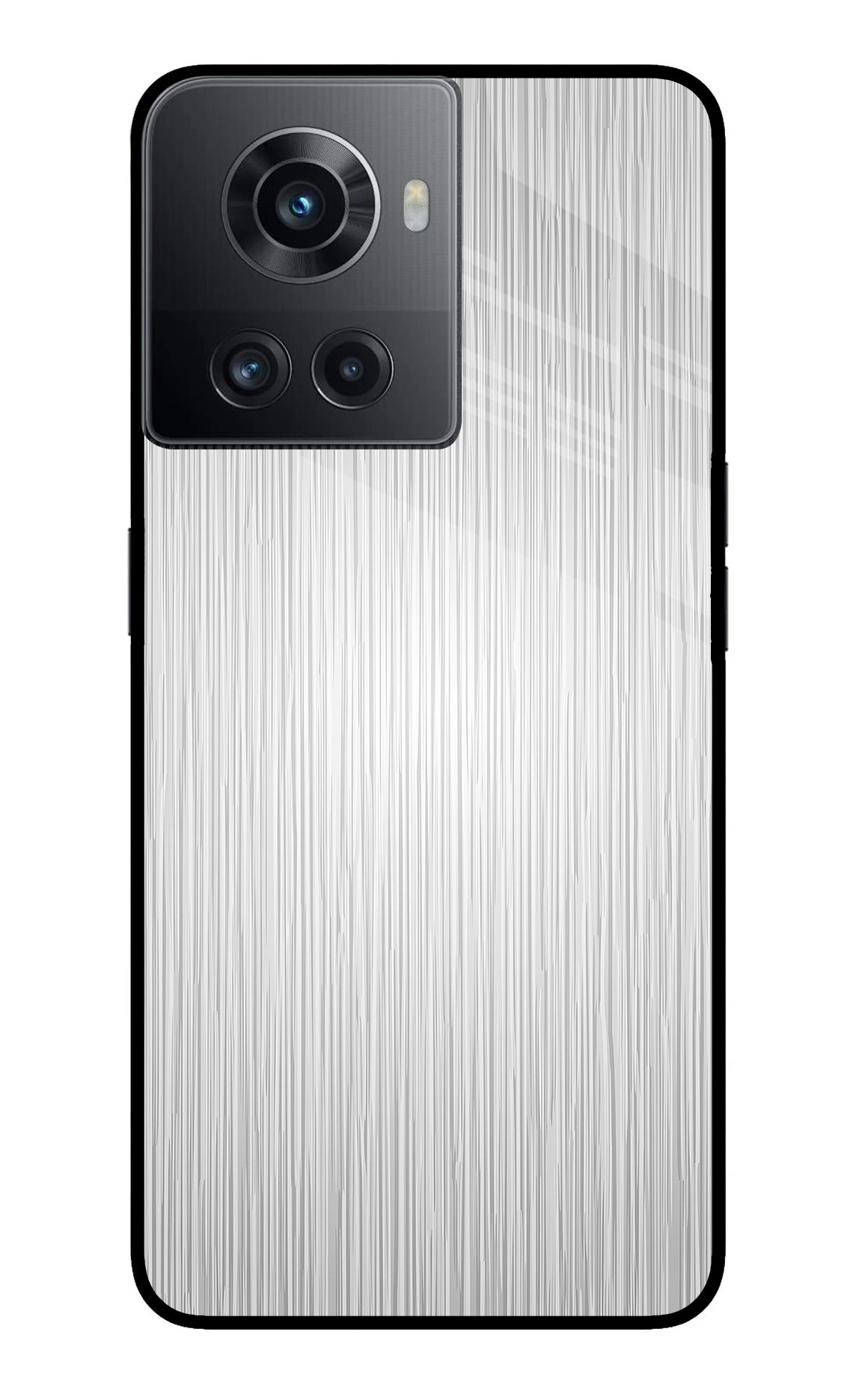 Wooden Grey Texture OnePlus 10R 5G Glass Case