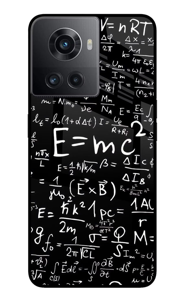 Physics Formula OnePlus 10R 5G Glass Case