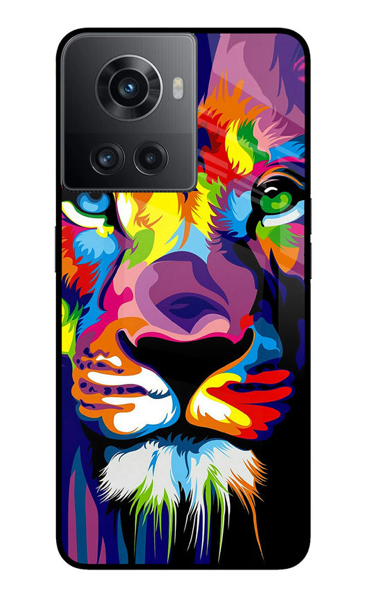 Lion OnePlus 10R 5G Glass Case