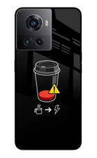 Coffee OnePlus 10R 5G Glass Case
