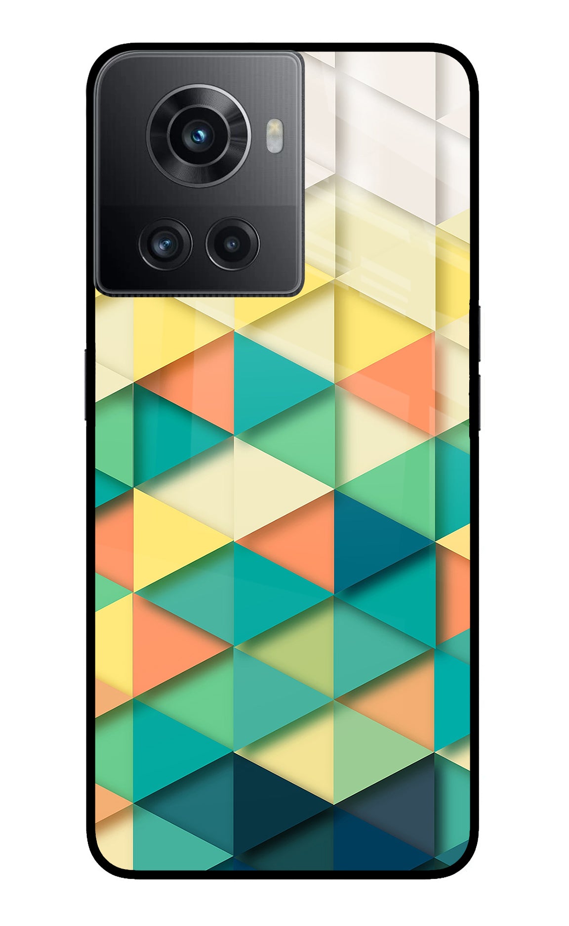 Abstract OnePlus 10R 5G Glass Case