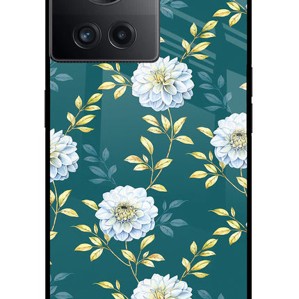 Flowers OnePlus 10R 5G Glass Case