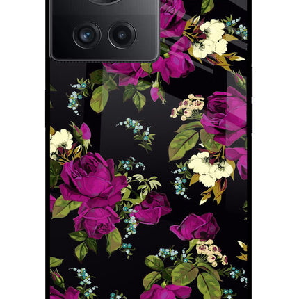 Flowers OnePlus 10R 5G Glass Case