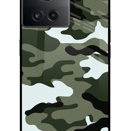 Camouflage OnePlus 10R 5G Glass Case