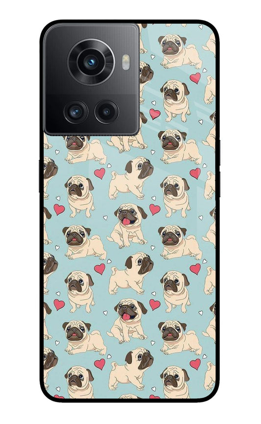 Pug Dog OnePlus 10R 5G Glass Case