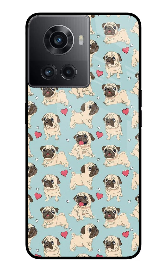 Pug Dog OnePlus 10R 5G Glass Case