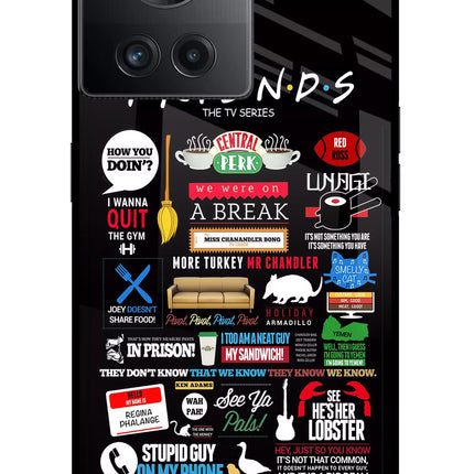 FRIENDS OnePlus 10R 5G Glass Case