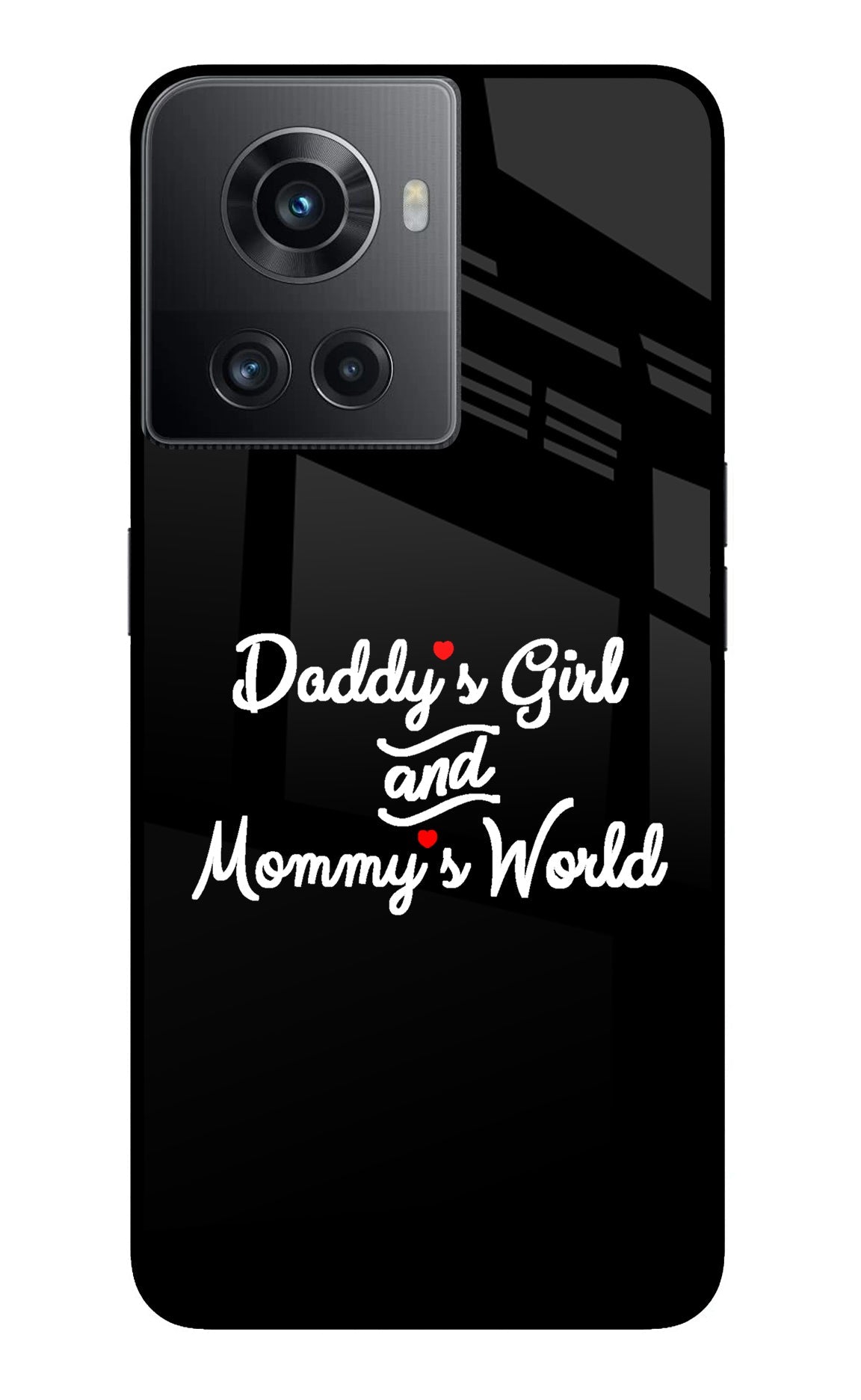 Daddy's Girl and Mommy's World OnePlus 10R 5G Back Cover