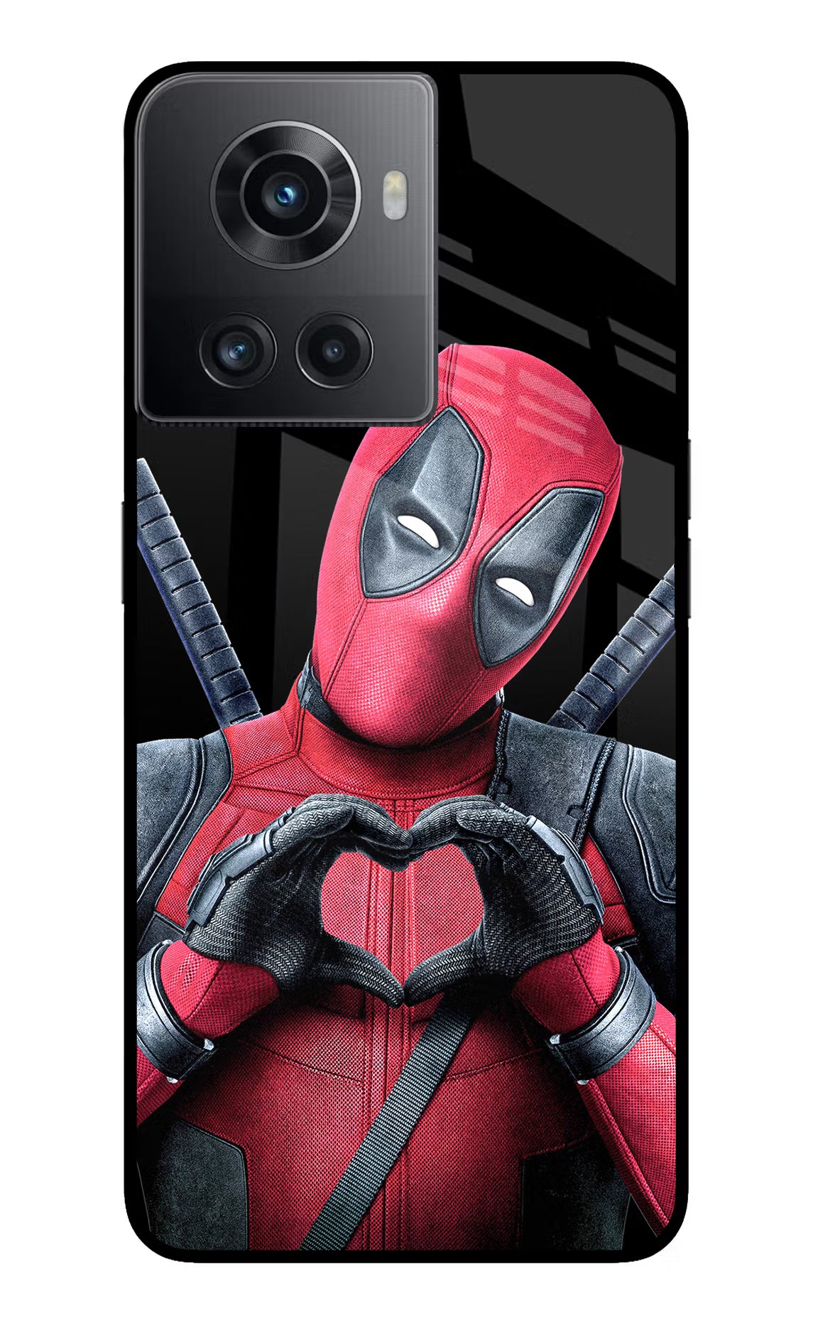 Deadpool OnePlus 10R 5G Glass Case