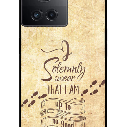 I Solemnly swear that i up to no good OnePlus 10R 5G Glass Case