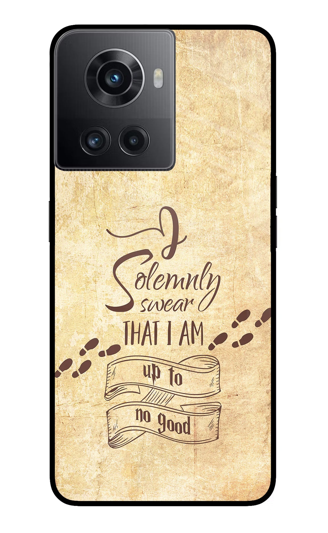 I Solemnly swear that i up to no good OnePlus 10R 5G Glass Case