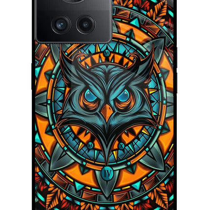 Angry Owl Art OnePlus 10R 5G Glass Case