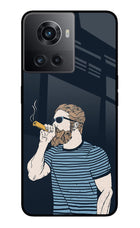 Smoking OnePlus 10R 5G Glass Case