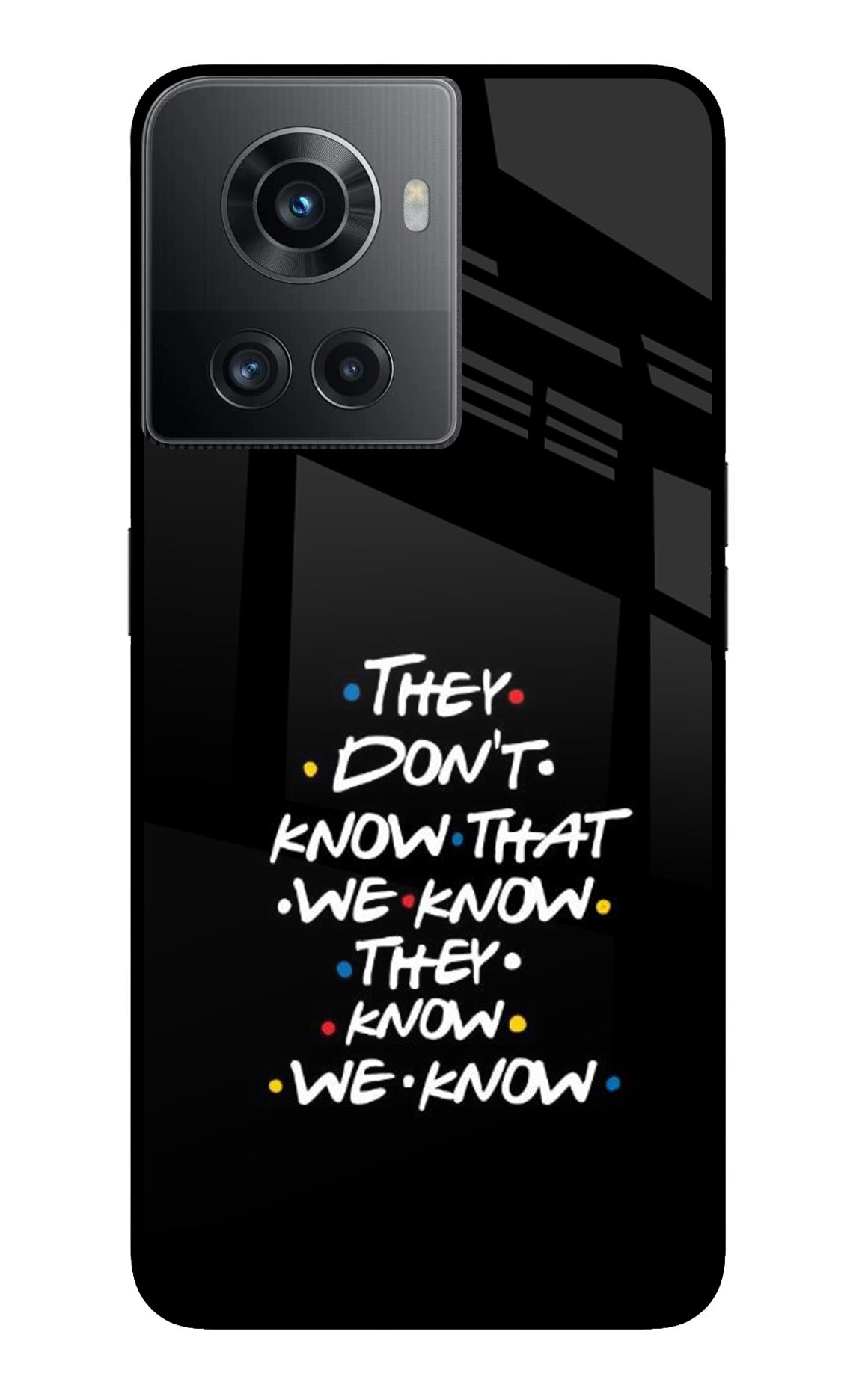 FRIENDS Dialogue OnePlus 10R 5G Back Cover