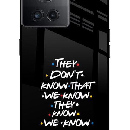 FRIENDS Dialogue OnePlus 10R 5G Glass Case