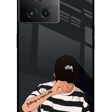 Aesthetic Boy OnePlus 10R 5G Glass Case