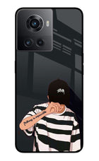 Aesthetic Boy OnePlus 10R 5G Glass Case