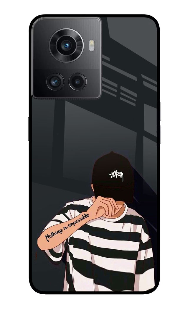 Aesthetic Boy OnePlus 10R 5G Glass Case
