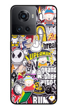 Sticker Bomb OnePlus 10R 5G Glass Case