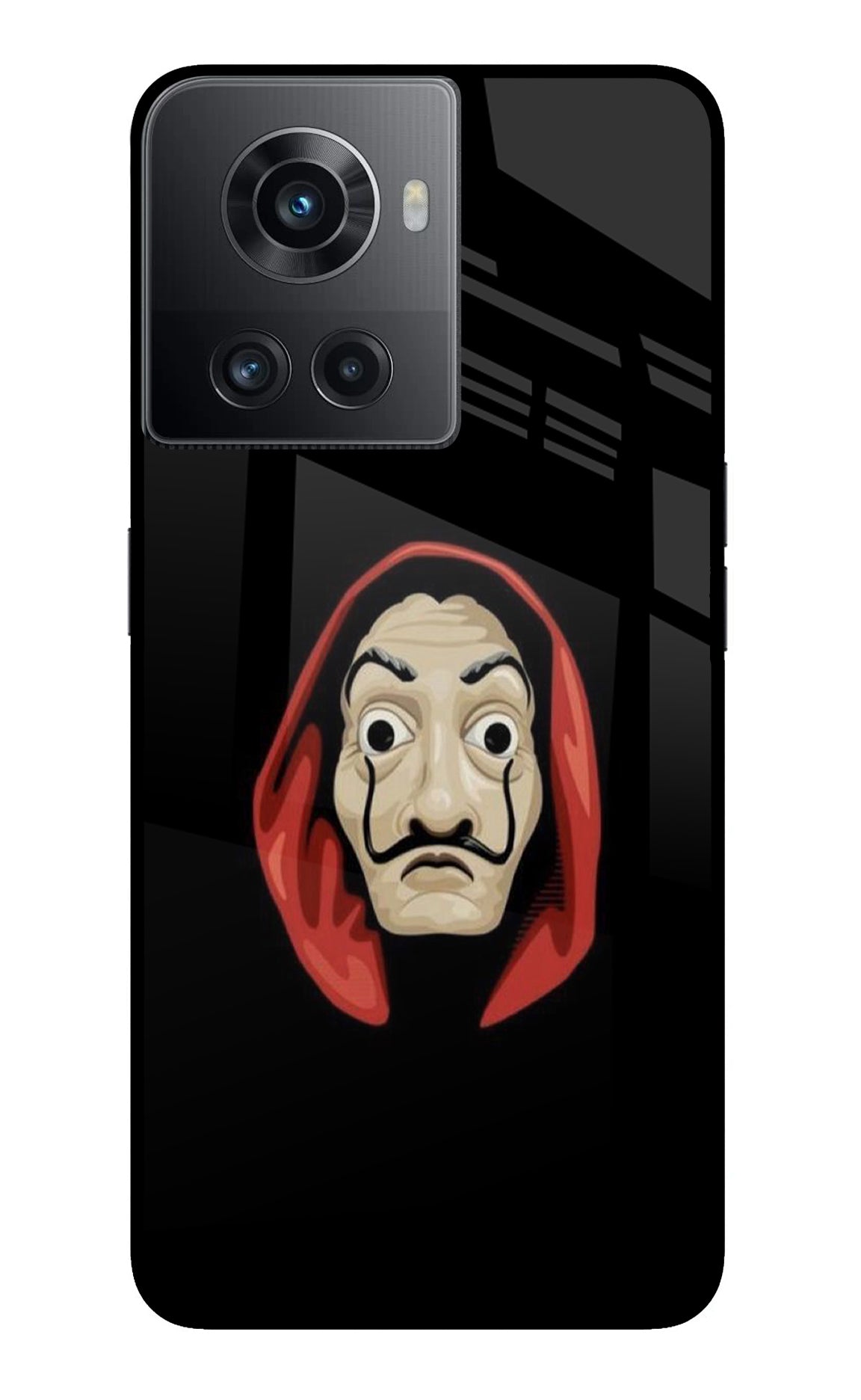 Money Heist OnePlus 10R 5G Glass Case