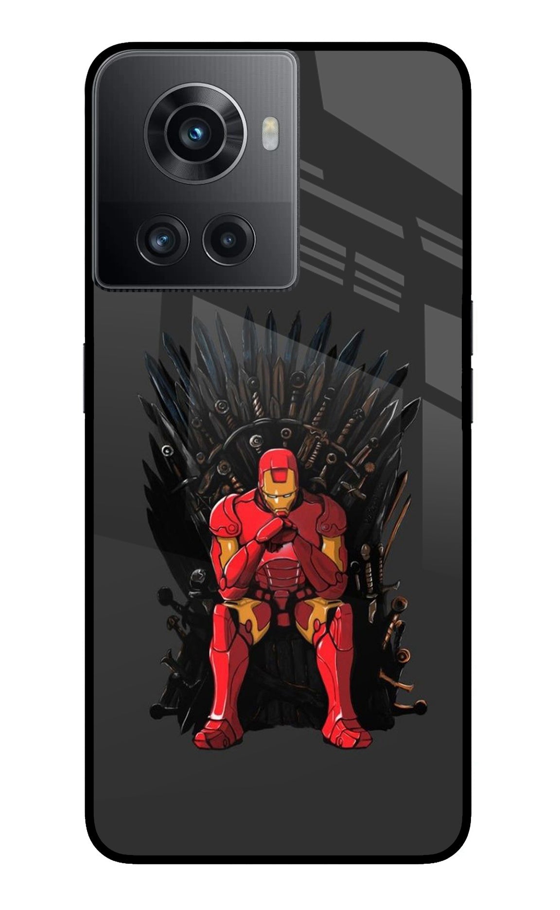 Ironman Throne OnePlus 10R 5G Glass Case