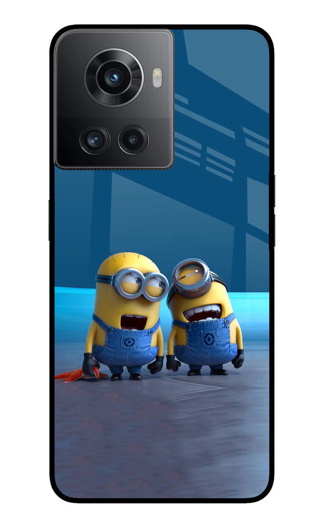 Minion Laughing OnePlus 10R 5G Glass Case