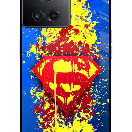 Superman logo OnePlus 10R 5G Glass Case