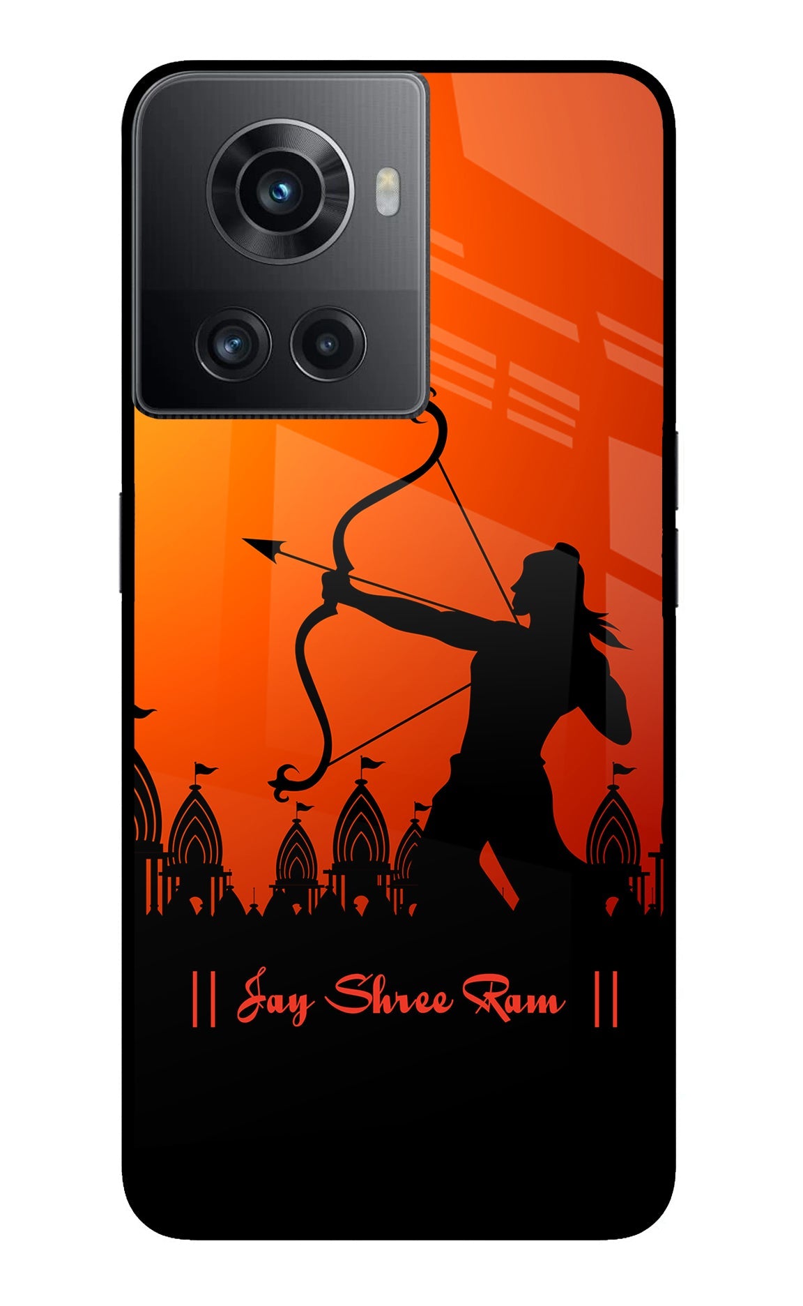 Lord Ram - 4 OnePlus 10R 5G Glass Case