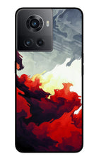 Fire Cloud OnePlus 10R 5G Glass Case