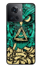 Green Owl OnePlus 10R 5G Glass Case