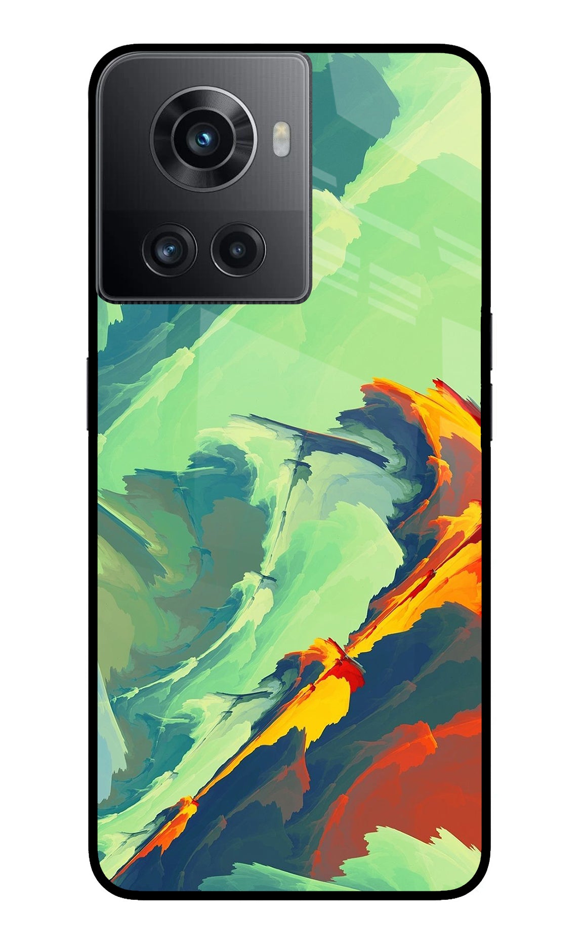 Paint Art OnePlus 10R 5G Glass Case