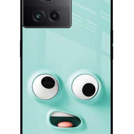 Funny Cartoon OnePlus 10R 5G Glass Case Back Cover by Casekaro