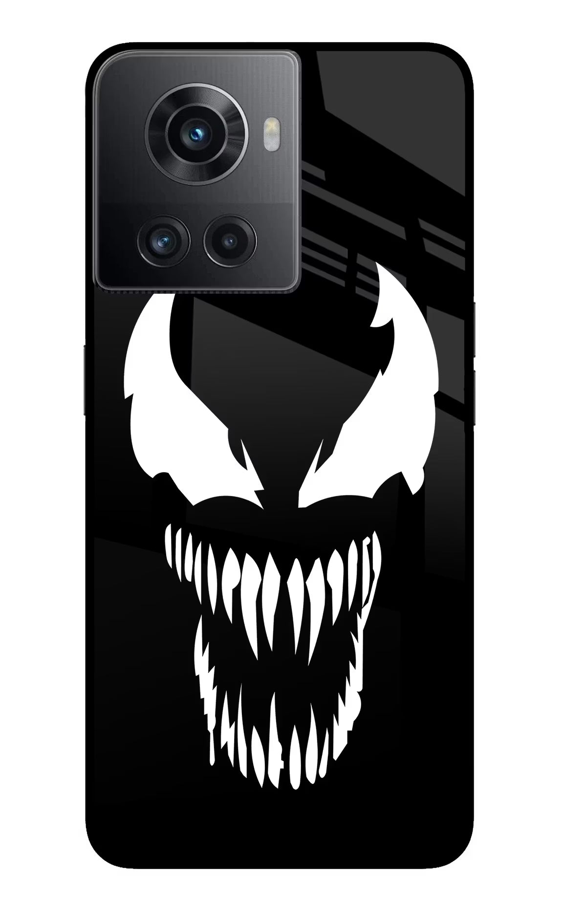 Venom OnePlus 10R 5G Glass Case Back Cover by Casekaro