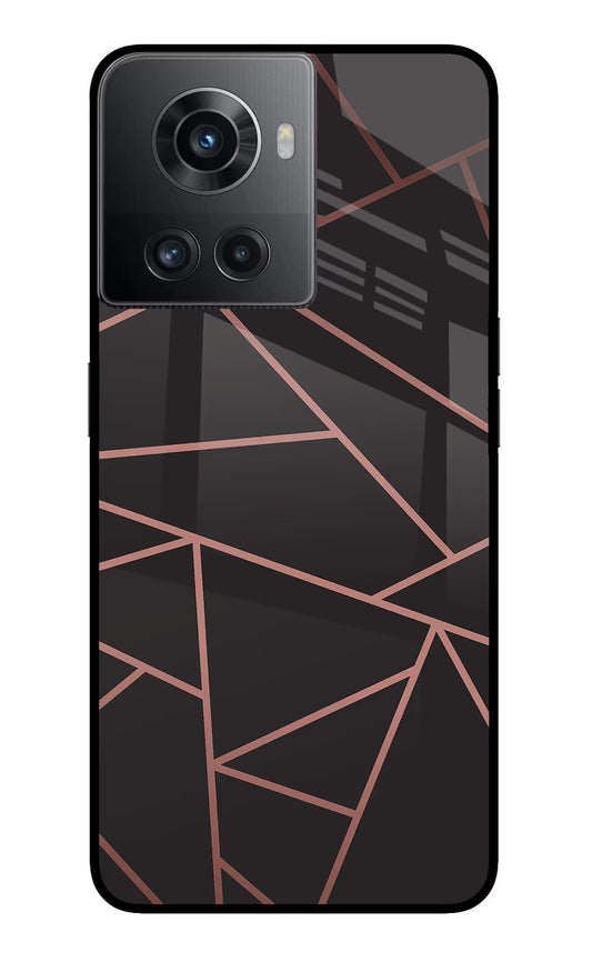 Geometric Pattern OnePlus 10R 5G Glass Case