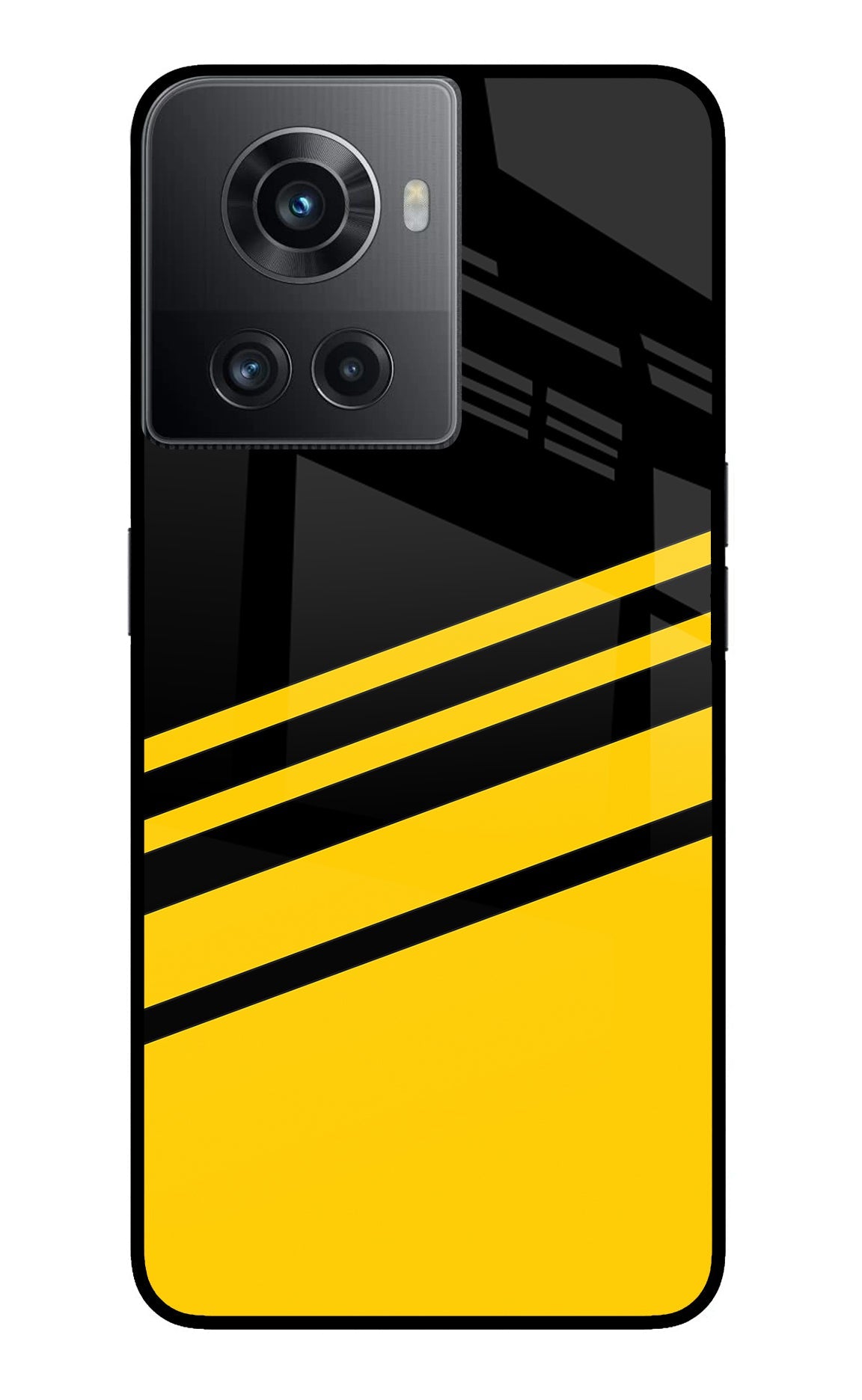 Yellow Shades OnePlus 10R 5G Glass Case