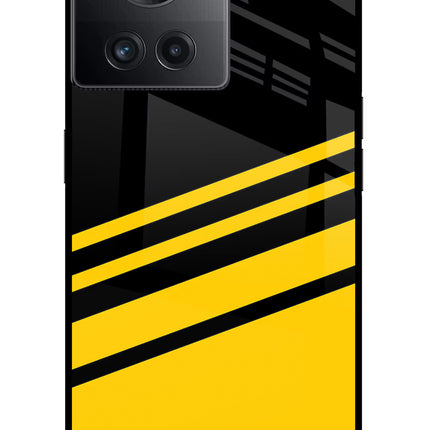 Yellow Shades OnePlus 10R 5G Glass Case Back Cover by Casekaro