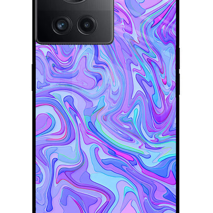 Glitter OnePlus 10R 5G Glass Case Back Cover by Casekaro
