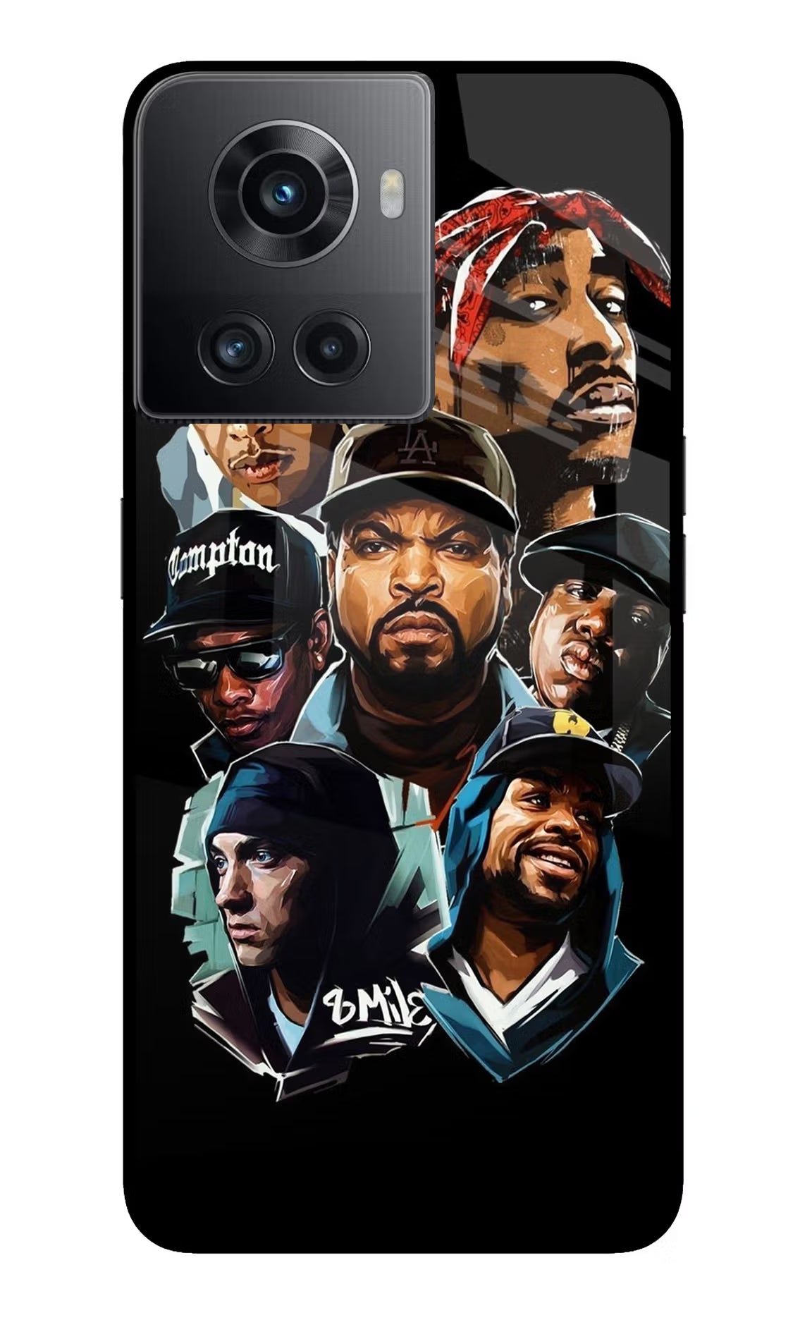Rappers OnePlus 10R 5G Glass Case