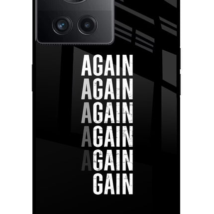 Again Again Gain OnePlus 10R 5G Glass Case