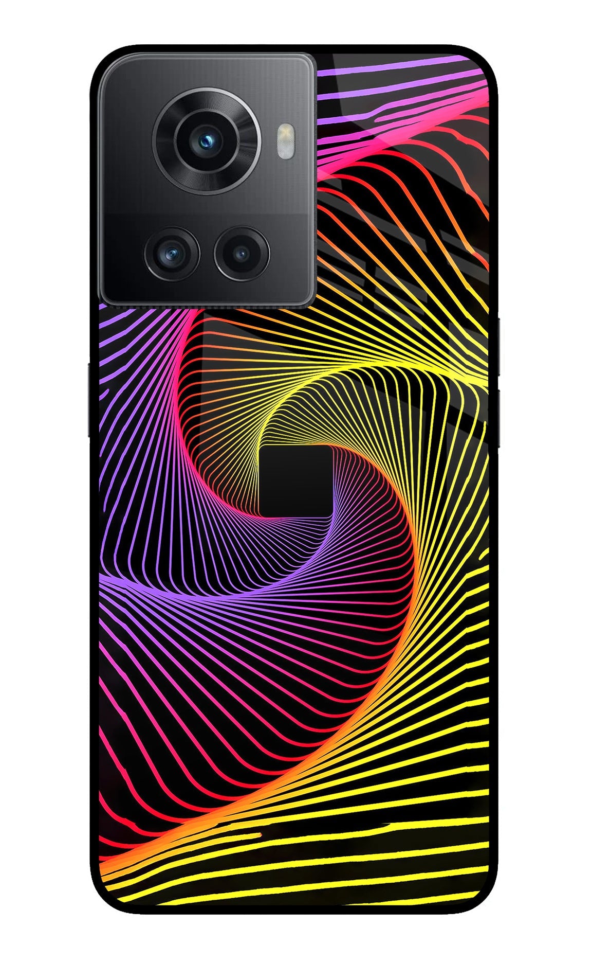 Colorful Strings OnePlus 10R 5G Back Cover