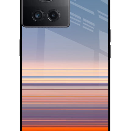 Morning Colors OnePlus 10R 5G Glass Case Back Cover by Casekaro