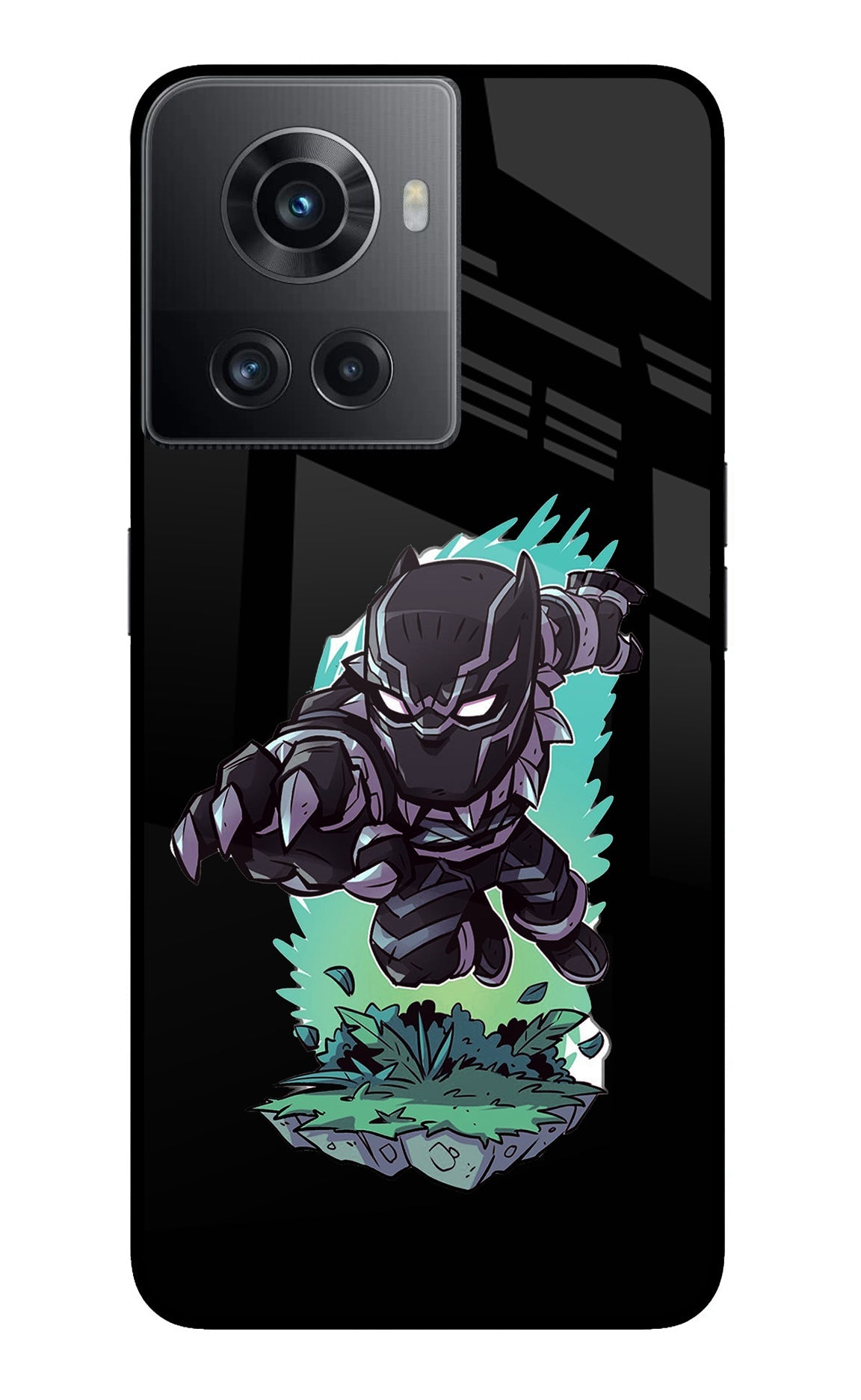 Black Panther OnePlus 10R 5G Glass Case